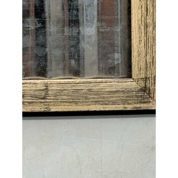 Rustic Wood & Metal Clip Frame For Photos Or Notes 6x4.5" country chic READ - Picture 4 of 6